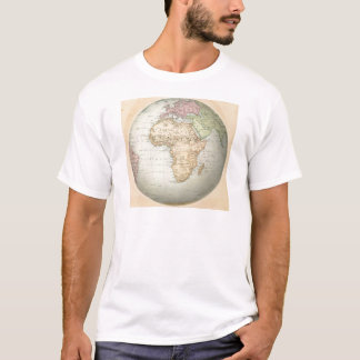 アフリカの旧式な地図 Tシャツ