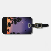 アフリカの明け方の象 – 荷物のタグ ラゲッジタグ (正面横)