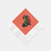 アフリカの最新の特別な機会カスタマイズ製品 縁ありカクテルナプキン (角)