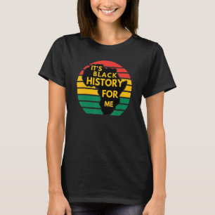 アフリカの月のアメリカ人Mの黒い歴史だ Tシャツ