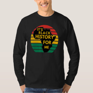 アフリカの月のアメリカ人Mの黒い歴史だ Tシャツ
