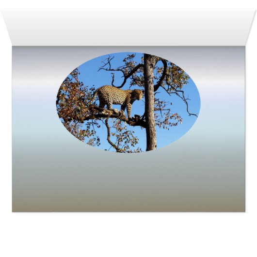 アフリカの木に豹 (内部横(下))