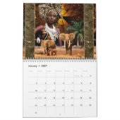 「アフリカの本質を受け入れる」 カレンダー (1月 2027)