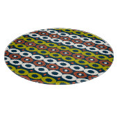 アフリカの楕円の形状：シカラフルームレス。 カッティングボード (角)