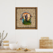 アフリカの母と子 ポスター (キッチン)