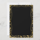 アフリカの民族の王子またはプリンセスの性は明らかにします 招待状 (裏面)