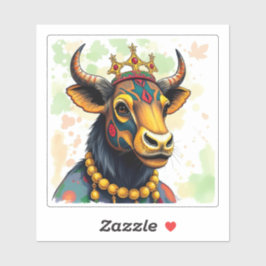 アフリカの民族クワンザァー野生動物の変装 シール