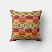 アフリカの民族パターン クッション (裏面)