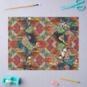 アフリカの民族組織の切り離し紙 薄葉紙 (クラフト)