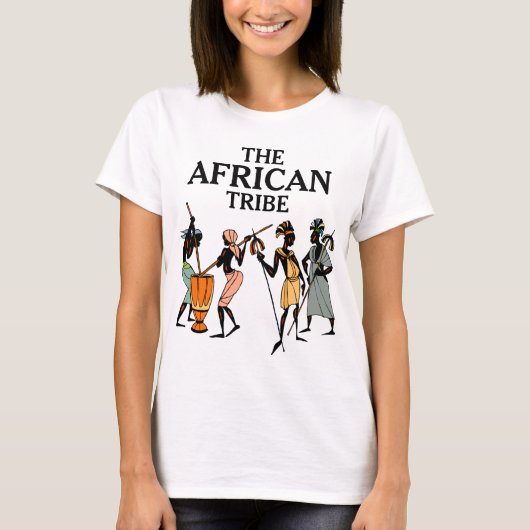 アフリカの民族 | アフリカの部族 Tシャツ (正面)