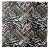 アフリカの民族。 タイル (正面)