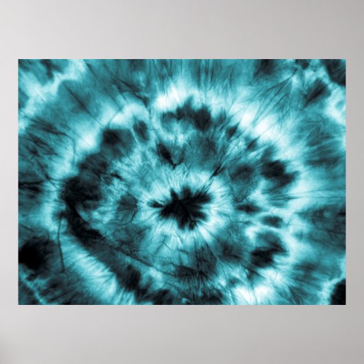 アフリカの水の色パターン。ラスターイラストレーション ポスター (正面)