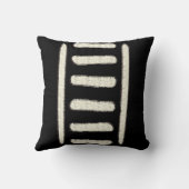 アフリカの泥の布のモチーフ クッション (裏面)