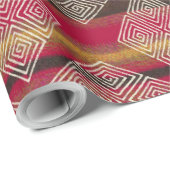 アフリカの泥インスパイア地模様自然 ラッピングペーパー (ロールコーナー)