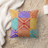 アフリカの泥インスパイア地 |ボーカラフルホ クッション (ブランケット)