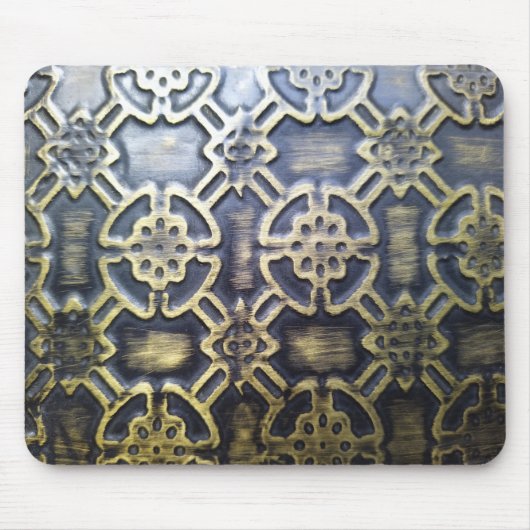 アフリカの泥地模様 マウスパッド (正面)