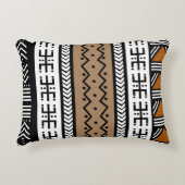 アフリカの泥布のトートバッグアクセント枕 アクセントクッション (正面)