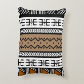 アフリカの泥布のトートバッグアクセント枕 アクセントクッション (裏面(縦))