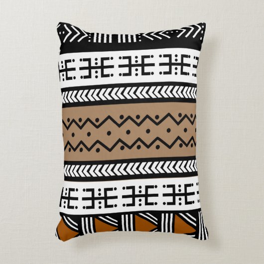 アフリカの泥布のトートバッグアクセント枕 アクセントクッション (正面(垂直))
