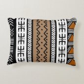 アフリカの泥布のトートバッグアクセント枕 アクセントクッション (裏面)