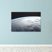 アフリカの海岸上空の熱帯低気圧台。 キャンバスプリント (インサイチュ (ウッドフロア))