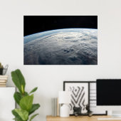 アフリカの海岸上空の熱帯低気圧台。 ポスター (ホームオフィス)