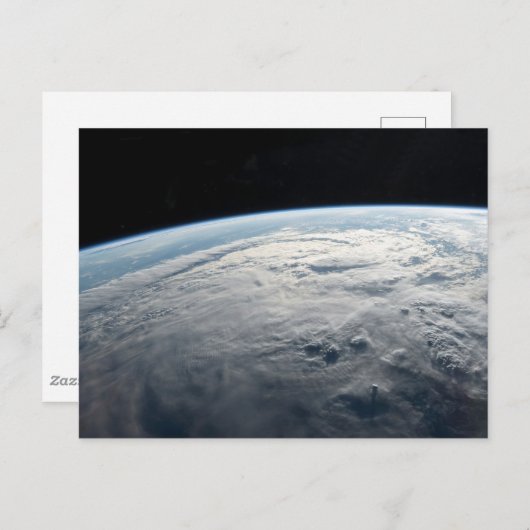 アフリカの海岸上空の熱帯低気圧台。 ポストカード (正面/裏面)