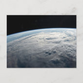 アフリカの海岸上空の熱帯低気圧台。 ポストカード (正面)