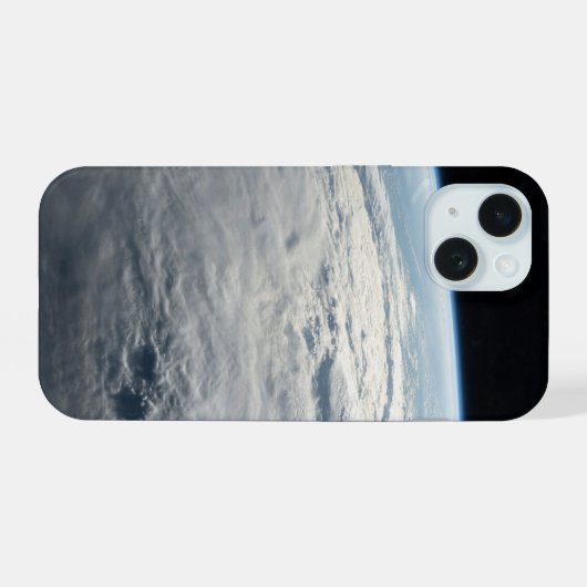 アフリカの海岸上空の熱帯低気圧台。 iPhone 15ケース (裏面横)
