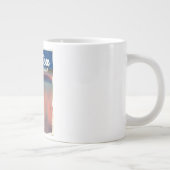 アフリカの滝の冒険ポスター ジャンボコーヒーマグカップ (右)