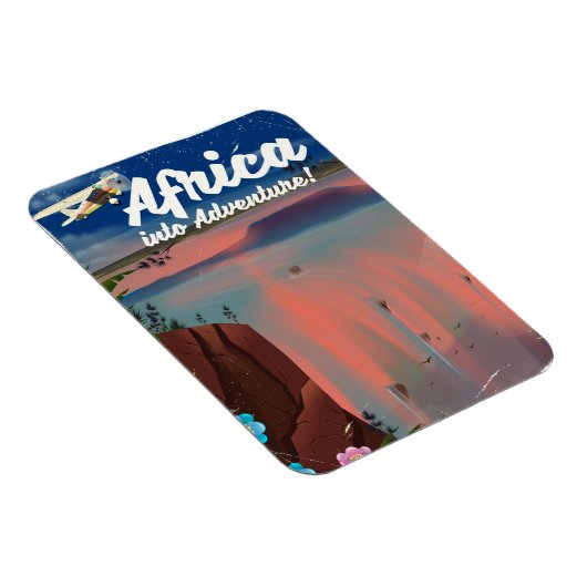 アフリカの滝アドベンチャーのポスター マグネット (右側)