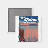 アフリカの滝アドベンチャーのポスター マグネット (正面/裏面)