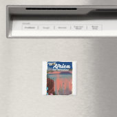 アフリカの滝アドベンチャーのポスター マグネット (インサイチュ (食洗機))