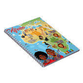 アフリカの漫画の地図 ノートブック (右側)