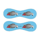 アフリカの灰色のオウムの漫画イラストレーション 野球ボール (パネル)