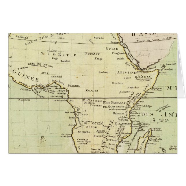 アフリカの物理地図 (正面横)