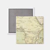 アフリカの物理地図 マグネット (正面/裏面)