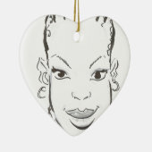 アフリカの王女 セラミックオーナメント (右)