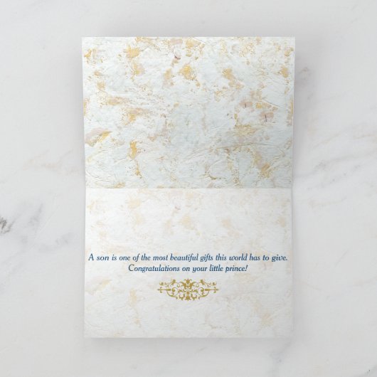 アフリカの王子おめでとうカード カード (内部)