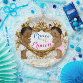 アフリカの王子またはプリンセス性がプレートを明かす ペーパープレート (パーティー)