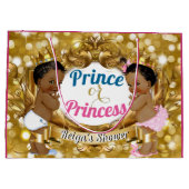 アフリカの王子またはプリンセス性の抱き枕 ラージペーパーバッグ (裏面)