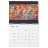 アフリカの生命までにインスパイア2019年のCalendar~Paintings カレンダー (3月 2026)