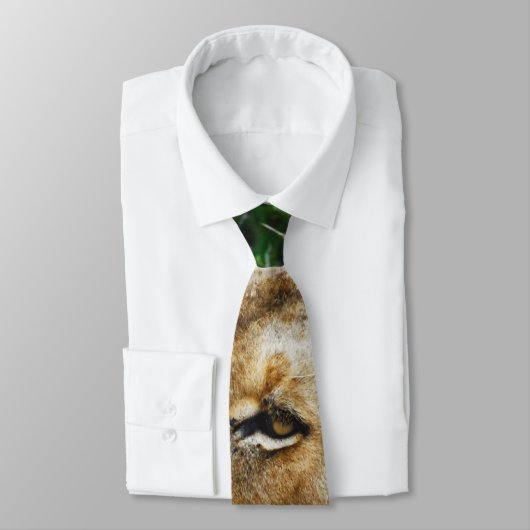 アフリカの男性のライオンデザイナータイ ネクタイ (タイ)