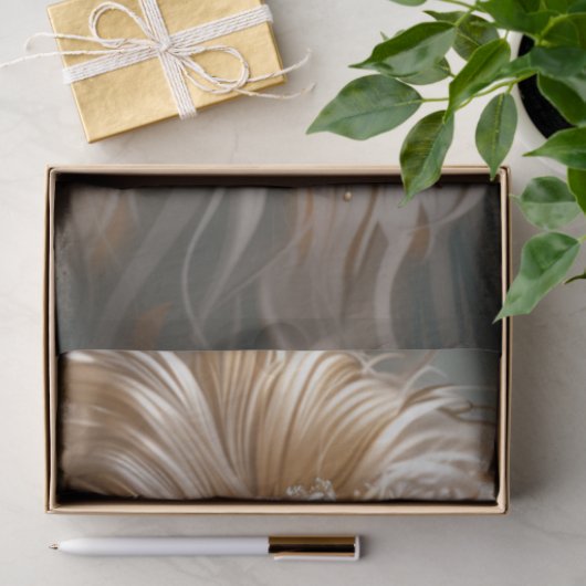 アフリカの白いライオン威厳のあるの外観の分離 薄葉紙 (ギフト)