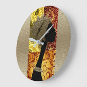 アフリカの秋 ラージ壁時計 (傾斜)