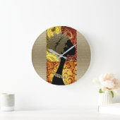 アフリカの秋 ラージ壁時計 (ホーム)