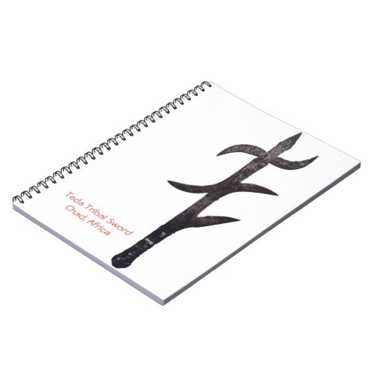 アフリカの種族の剣 ノートブック (左側)