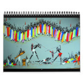 アフリカの種族の芸術のカレンダー カレンダー (カバー)