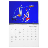 アフリカの種族の芸術のカレンダー カレンダー (2月 2027)