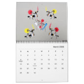 アフリカの種族の芸術のカレンダー カレンダー (3月 2026)